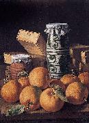 Luis Egidio Melendez Still Life with Oranges oil on canvas